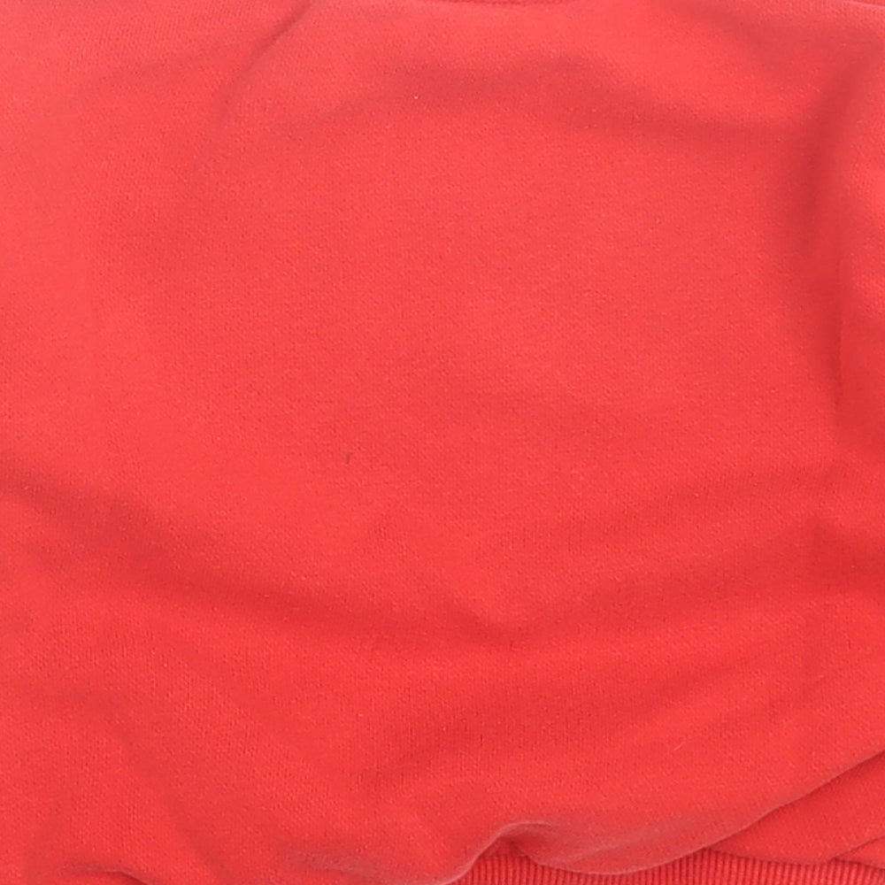Marks and Spencer Girls Red  Cotton Pullover Sweatshirt Size 2-3 Years  Pullover - Minnie Mouse