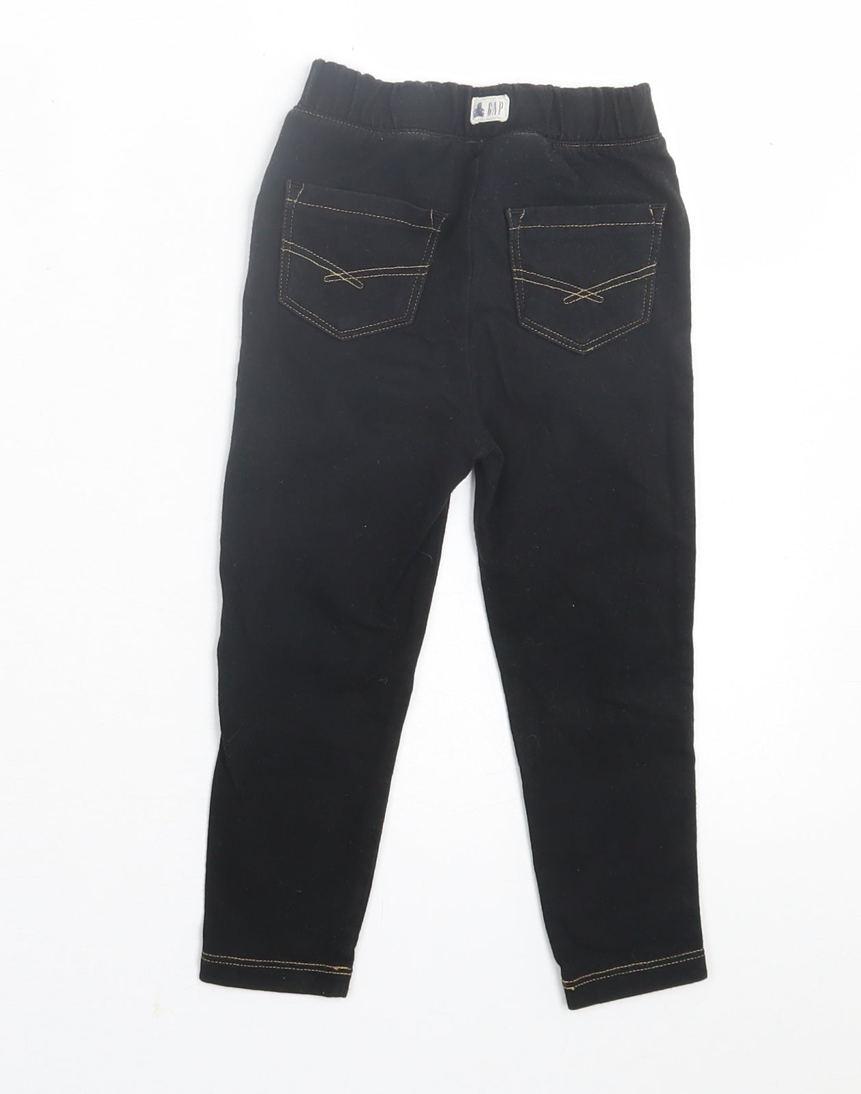 Gap Girls Black  Cotton Jegging Trousers Size 2 Years  Regular Pullover