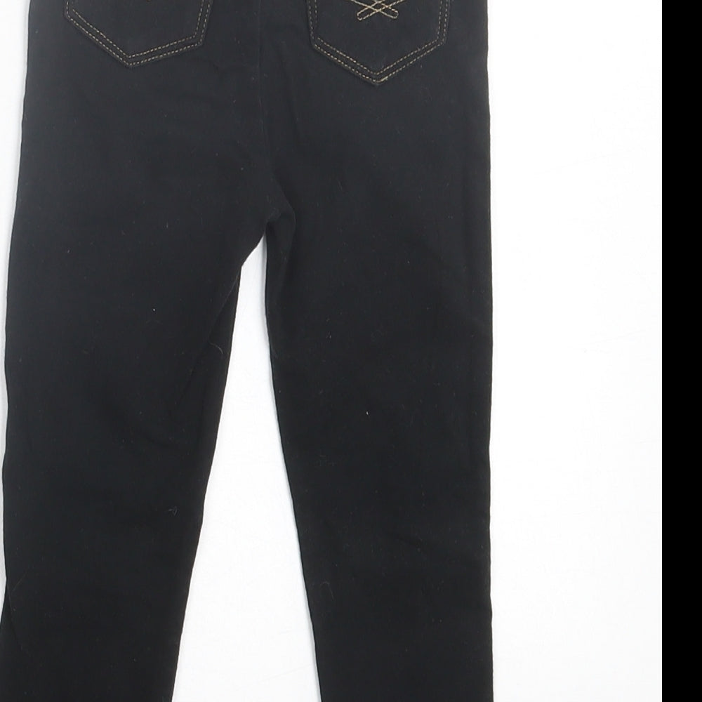 Gap Girls Black  Cotton Jegging Trousers Size 2 Years  Regular Pullover