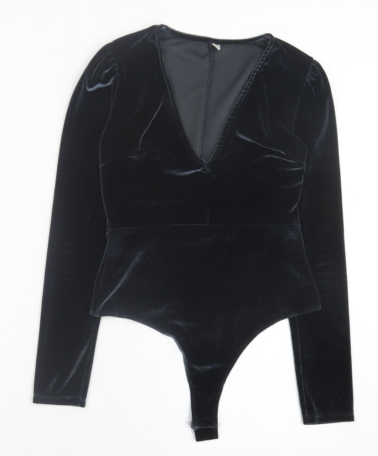 ASOS Womens Green  Polyester Bodysuit One-Piece Size 8  Button