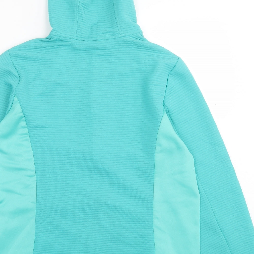 Regatta Womens Blue  Polyester Full Zip Hoodie Size 16  Zip