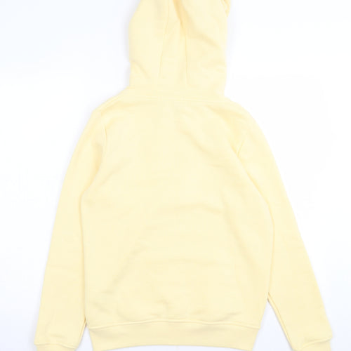 Primark Womens Yellow  Cotton Full Zip Hoodie Size XS  Zip