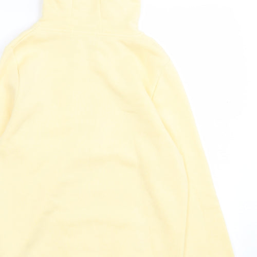 Primark Womens Yellow  Cotton Full Zip Hoodie Size XS  Zip