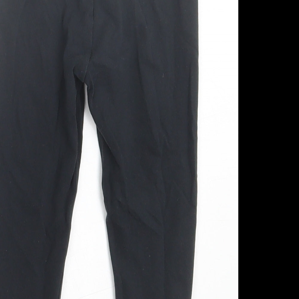 Mothercare Girls Black  Cotton Capri Leggings Size 18-24 Months  Pullover
