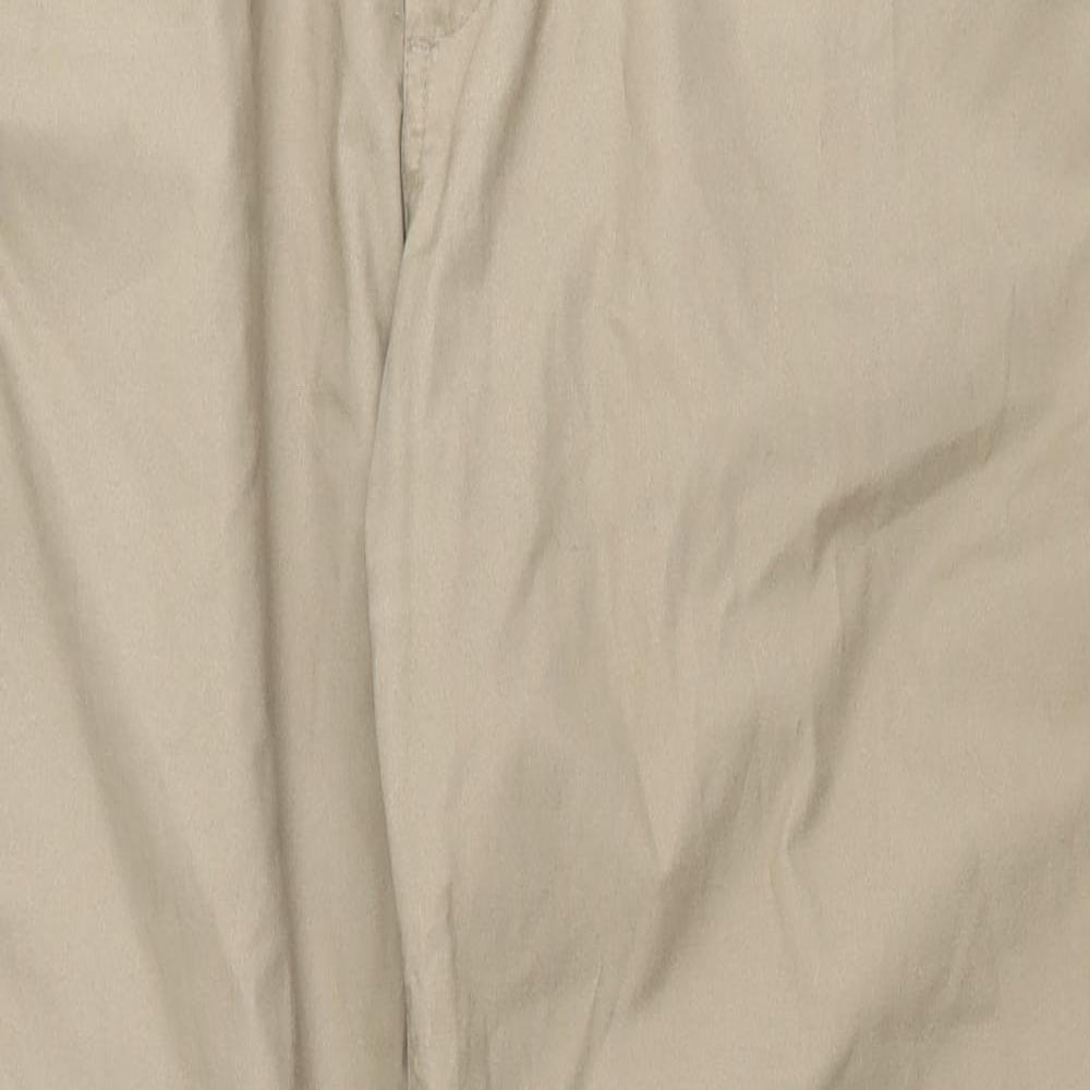 Craghoppers Mens Beige  Polyester Cargo Trousers Size 36 in L30 in Regular Button
