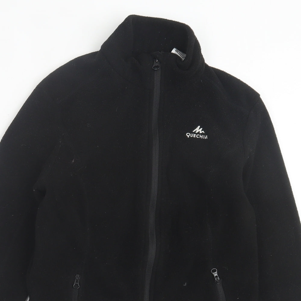 Quechua Womens Black   Jacket  Size XS  Zip