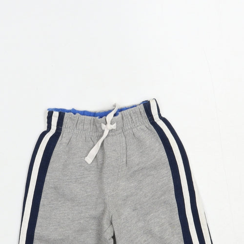 Mothercare Baby Grey  Cotton Jogger Trousers Size 3-6 Months  Drawstring
