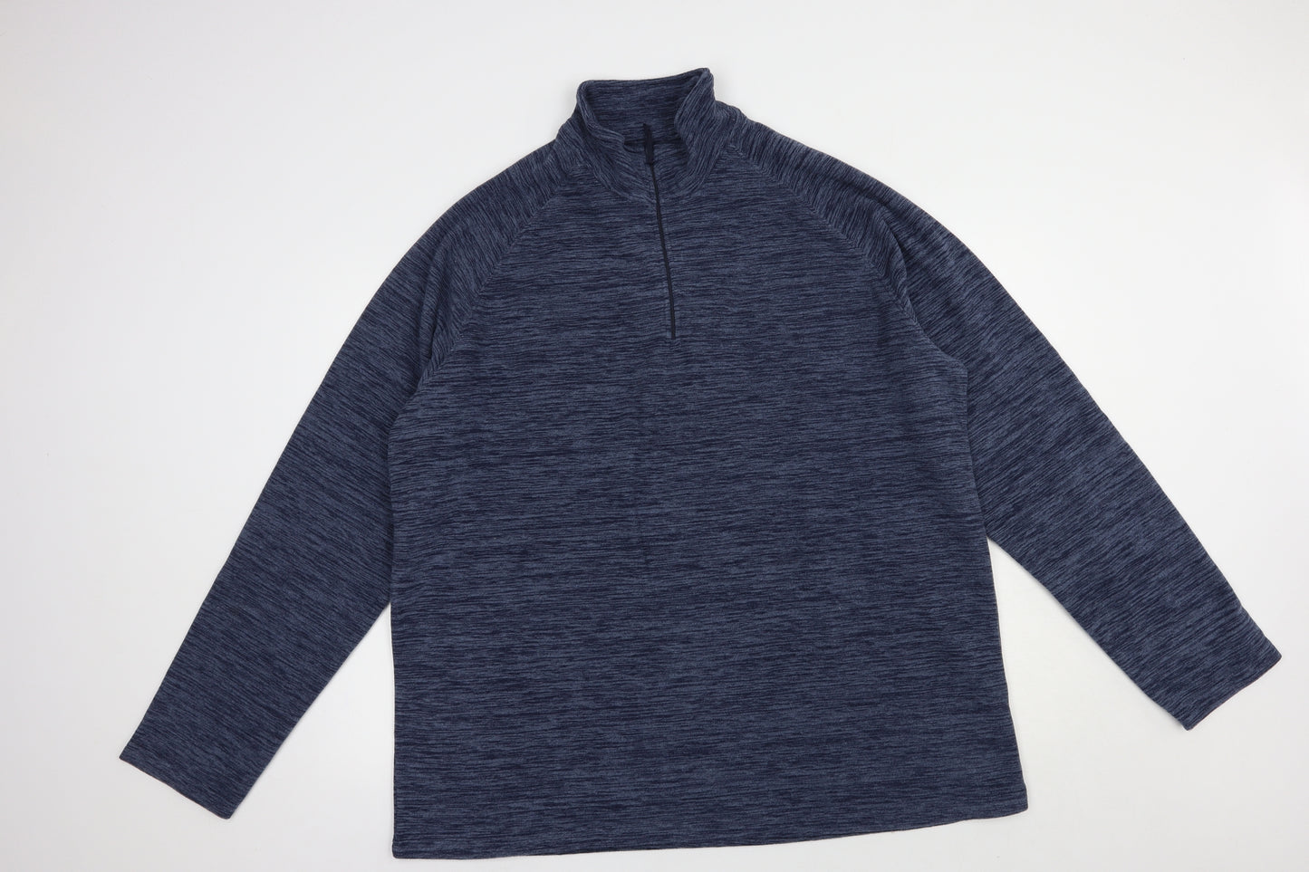 Mountain Warehouse Mens Blue  Polyester Full Zip Sweatshirt Size 2XL