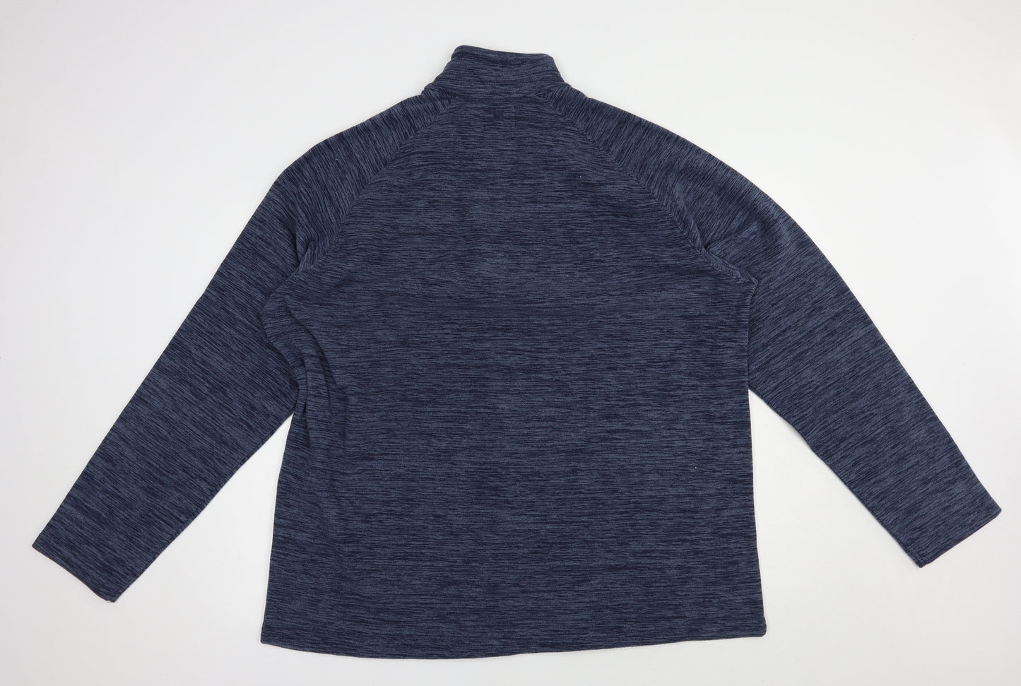 Mountain Warehouse Mens Blue  Polyester Full Zip Sweatshirt Size 2XL