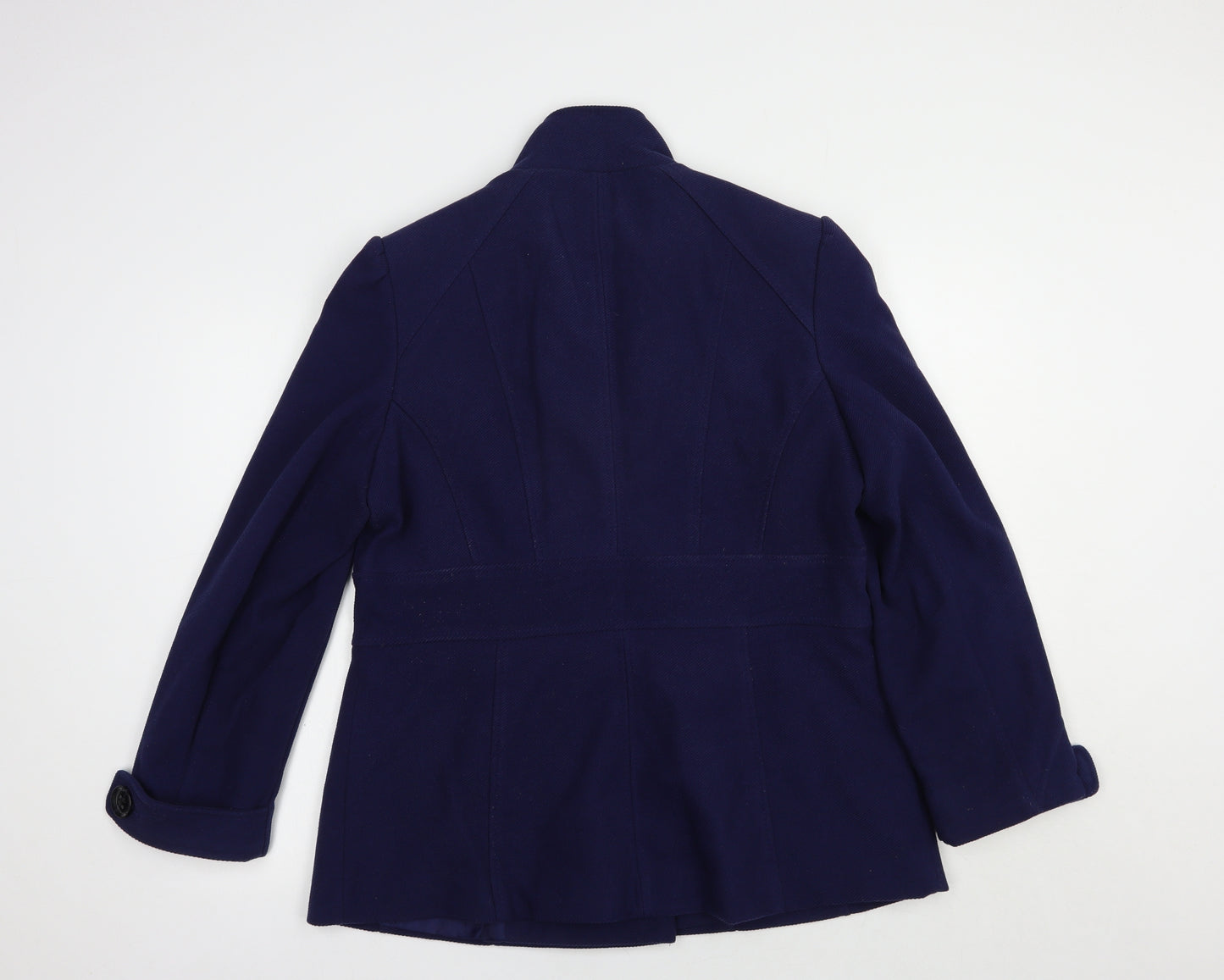 F&F Womens Blue   Pea Coat Coat Size 14  Button