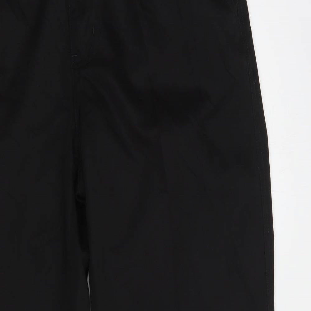Dunlop Mens Black  Polyester Trousers  Size 32 in L29 in Regular Button