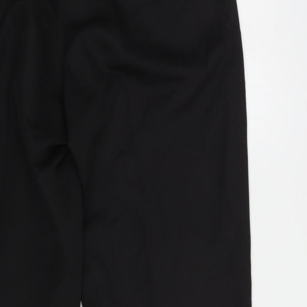 Dunlop Mens Black  Polyester Trousers  Size 32 in L29 in Regular Button