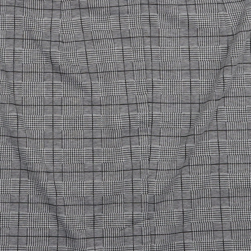 Ambria Womens Grey Plaid Polyester Straight & Pencil Skirt Size 20   Zip