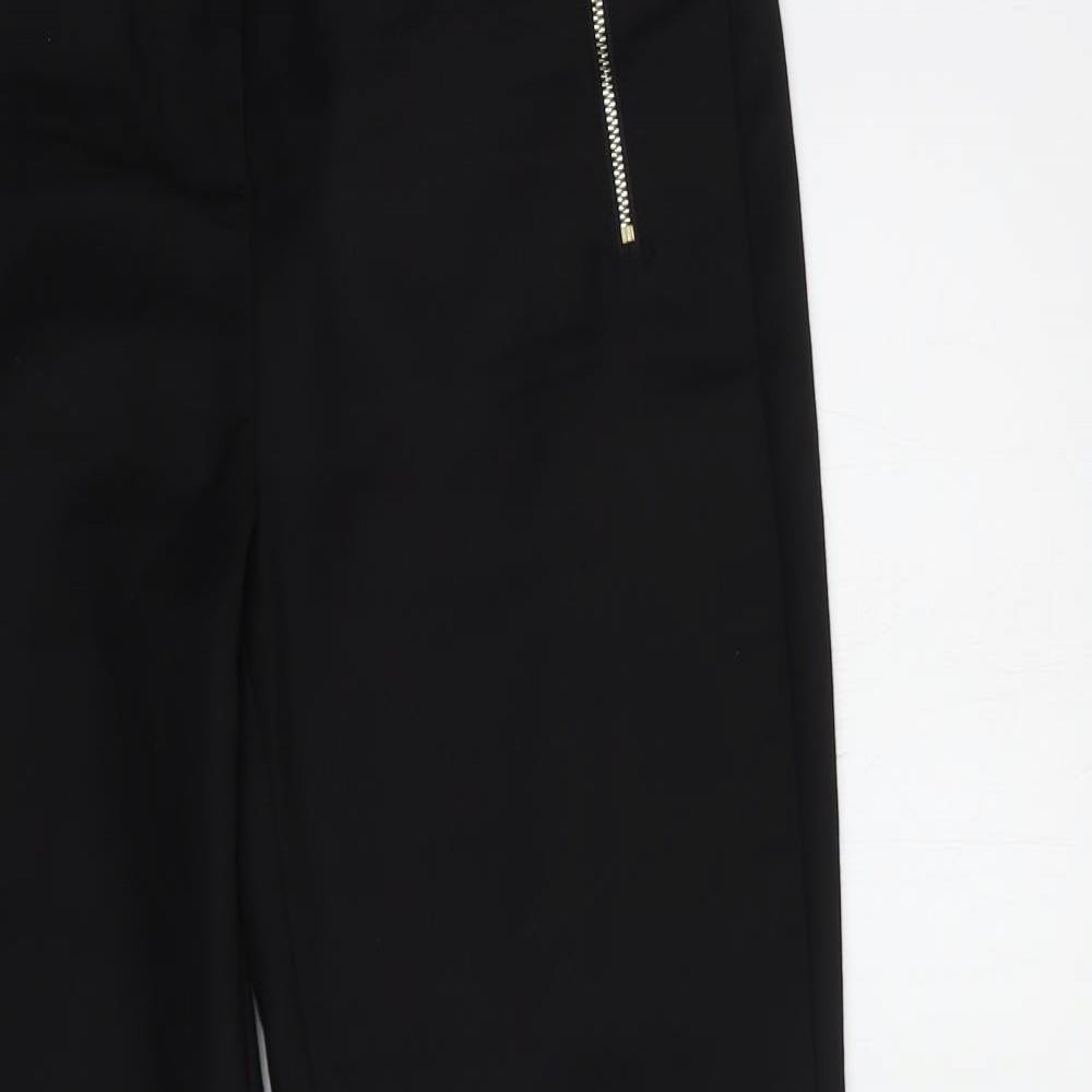 NEXT Womens Blue  Cotton Dress Pants Trousers Size 10 L29 in Regular Hook & Eye
