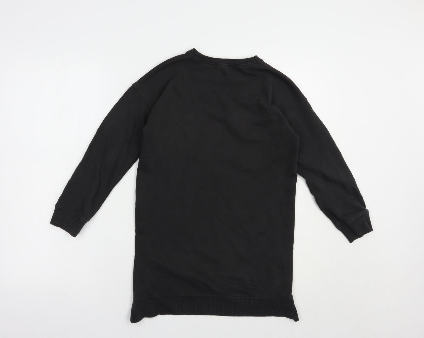 NEXT Girls Grey  Cotton Tunic Sweatshirt Size 7 Years  Pullover - Star