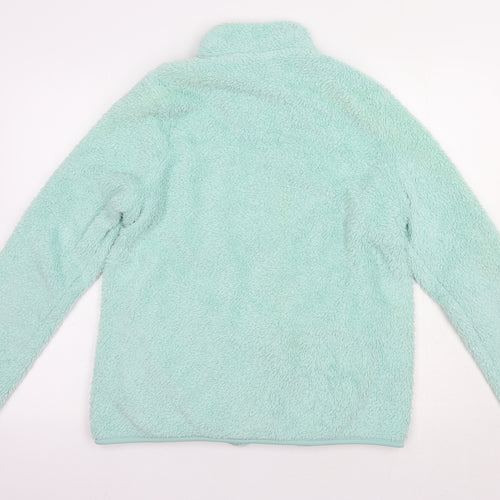 Uniqlo Womens Green  Polyester Full Zip Sweatshirt Size L  Zip