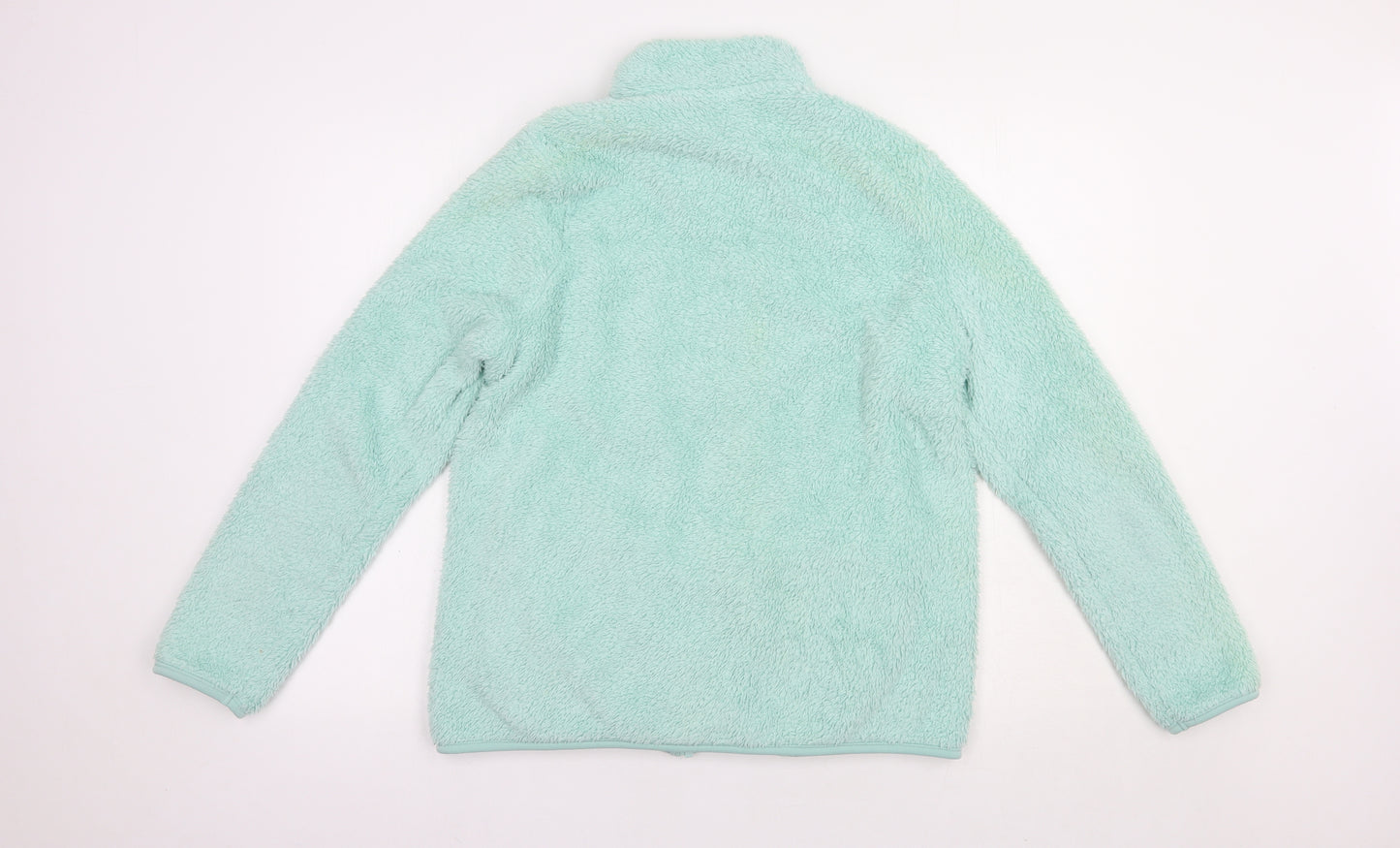 Uniqlo Womens Green  Polyester Full Zip Sweatshirt Size L  Zip