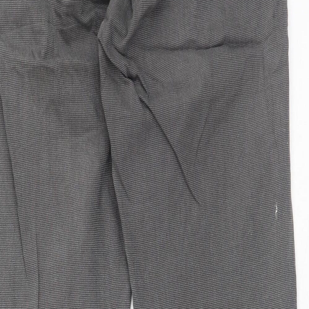Mango Mens Grey  Cotton Trousers  Size 42 L27 in Regular