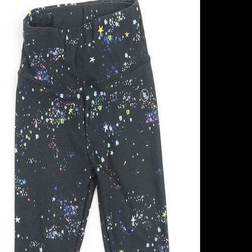 Leigh Tucker Girls Multicoloured  Polyester Jegging Trousers Size 5-6 Years  Regular