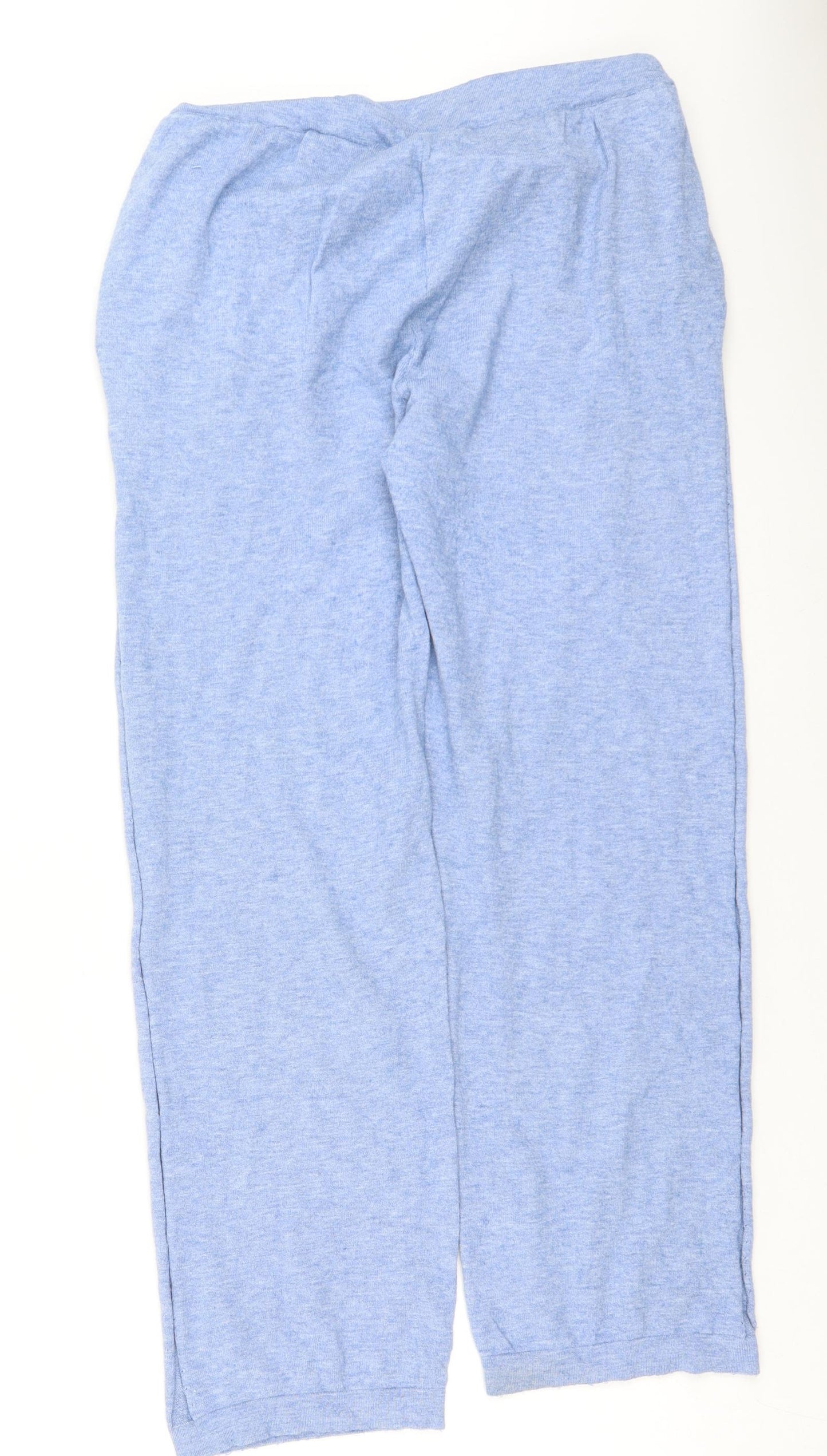 NEXT Womens Blue  Viscose Jogger Trousers Size M L28 in Regular