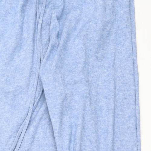 NEXT Womens Blue  Viscose Jogger Trousers Size M L28 in Regular