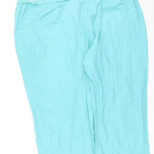Classics Womens Green  Cotton Cargo Trousers Size 30 L25 in Regular