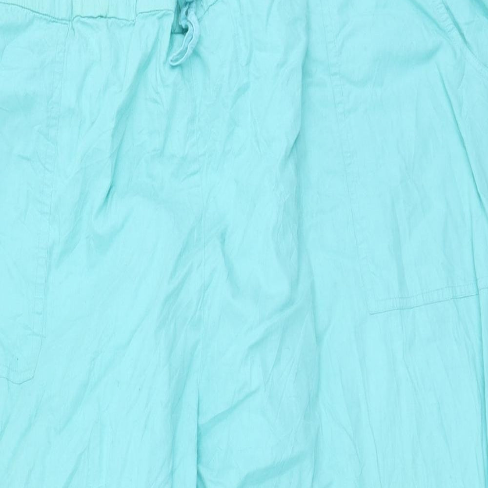 Classics Womens Green  Cotton Cargo Trousers Size 30 L25 in Regular