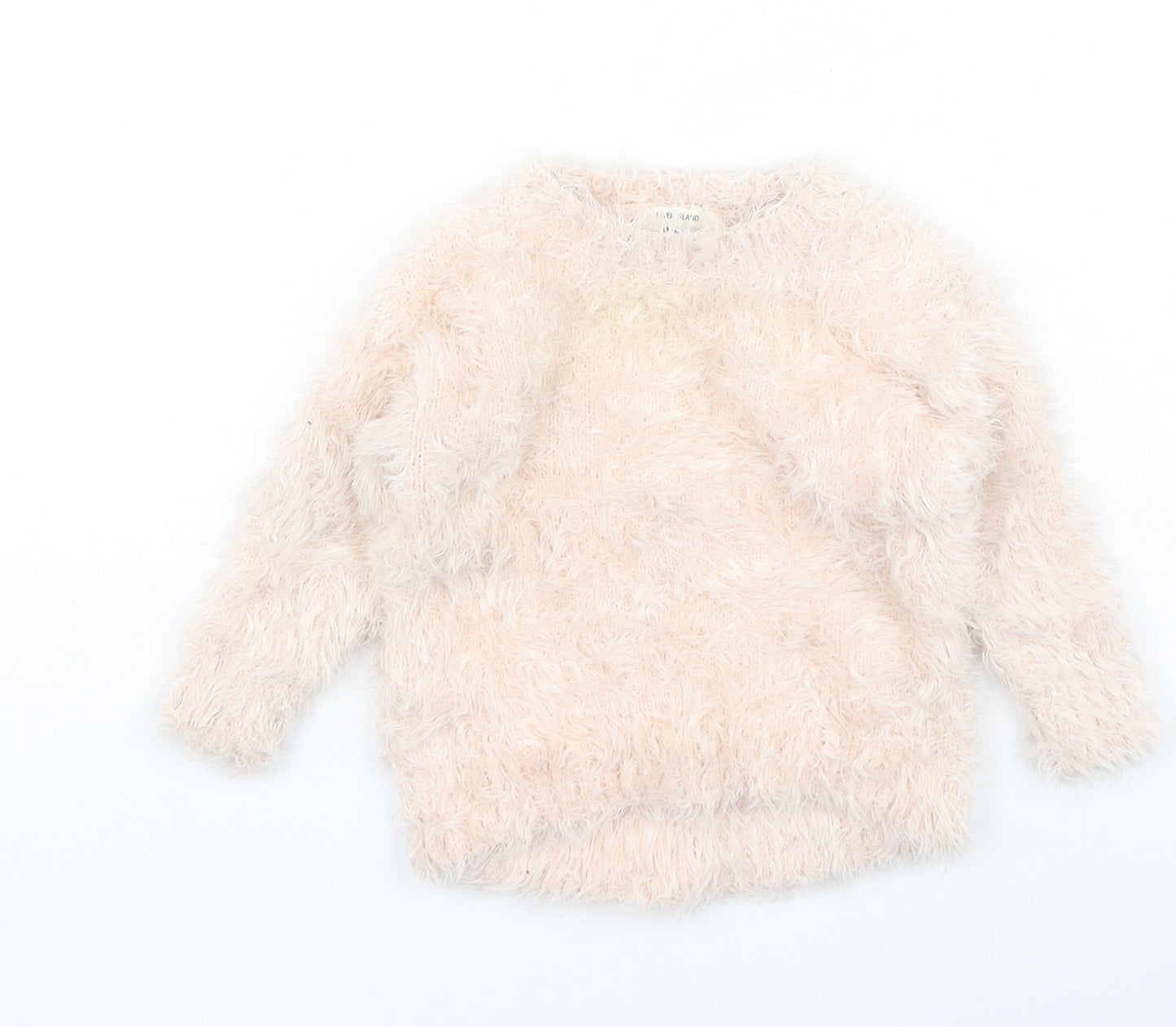 River Island  Girls Pink  Nylon Pullover Jumper Size 3-6 Months