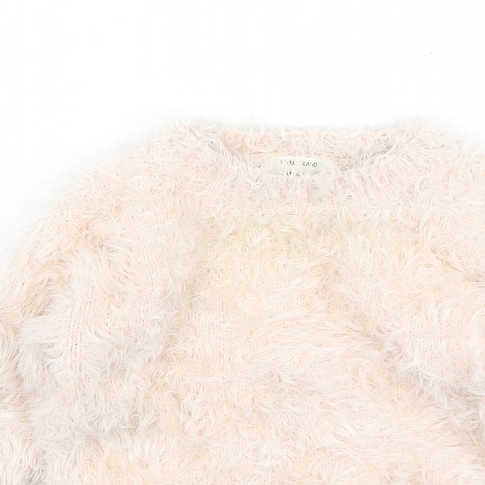 River Island  Girls Pink  Nylon Pullover Jumper Size 3-6 Months