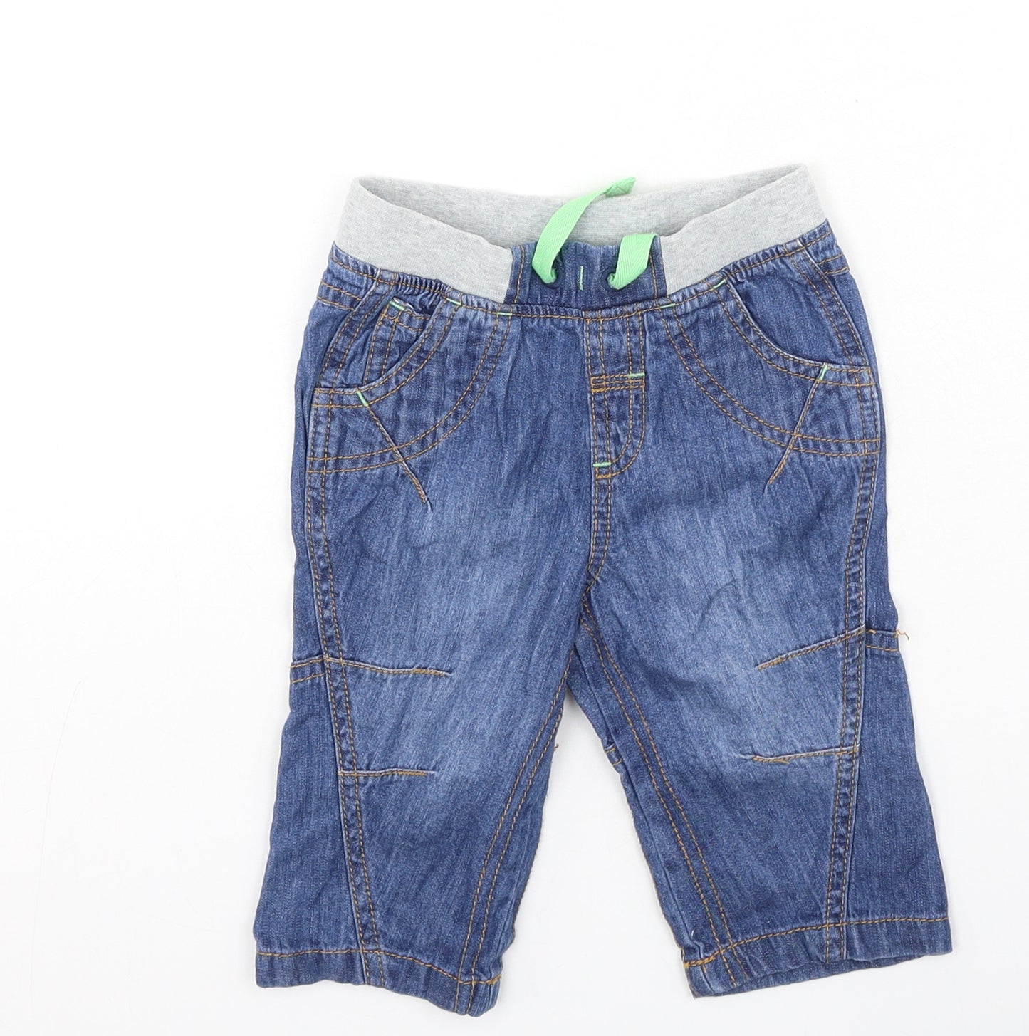 NEXT Boys Blue  Cotton Jogger Jeans Size 6-9 Months