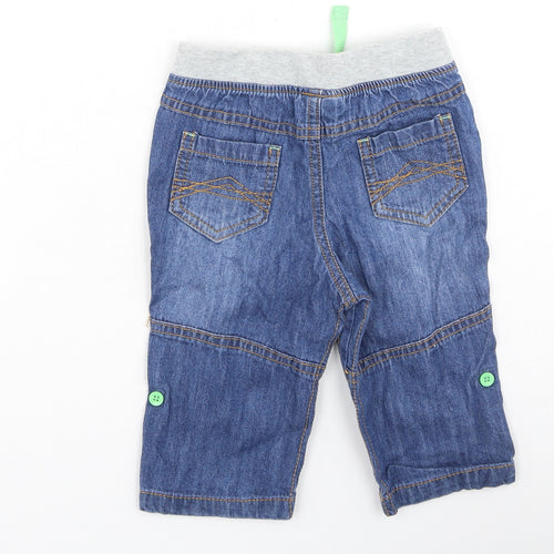 NEXT Boys Blue  Cotton Jogger Jeans Size 6-9 Months