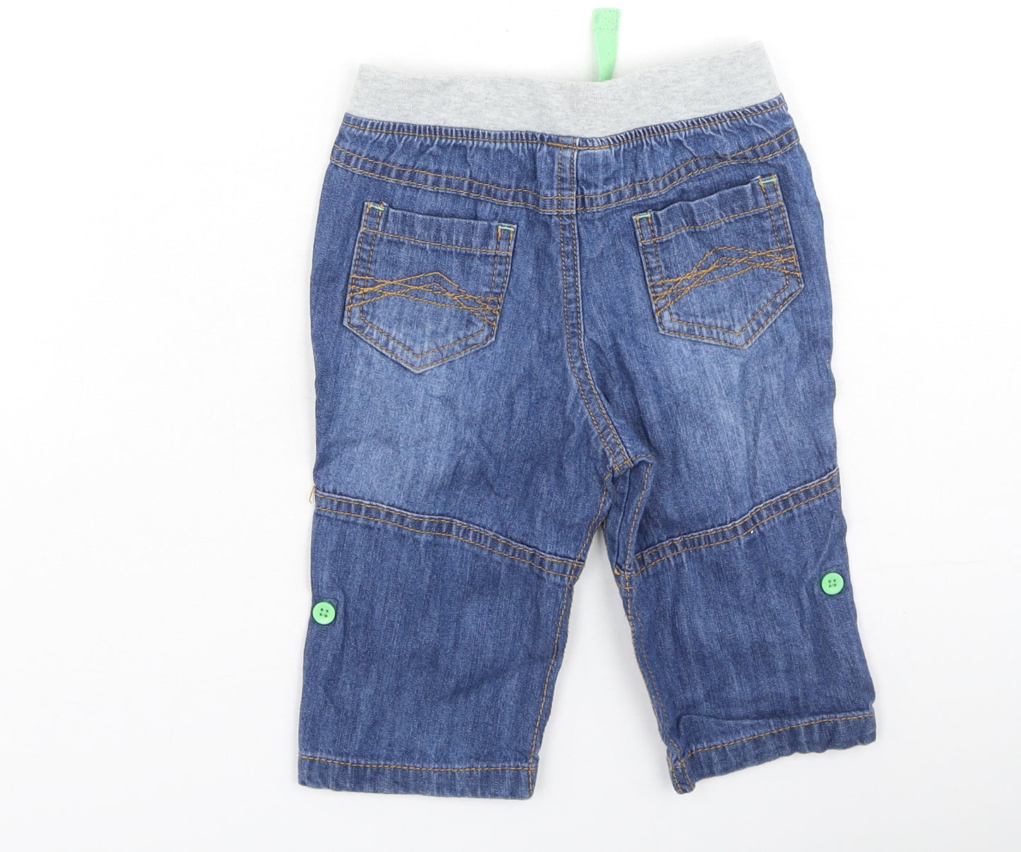 NEXT Boys Blue  Cotton Jogger Jeans Size 6-9 Months