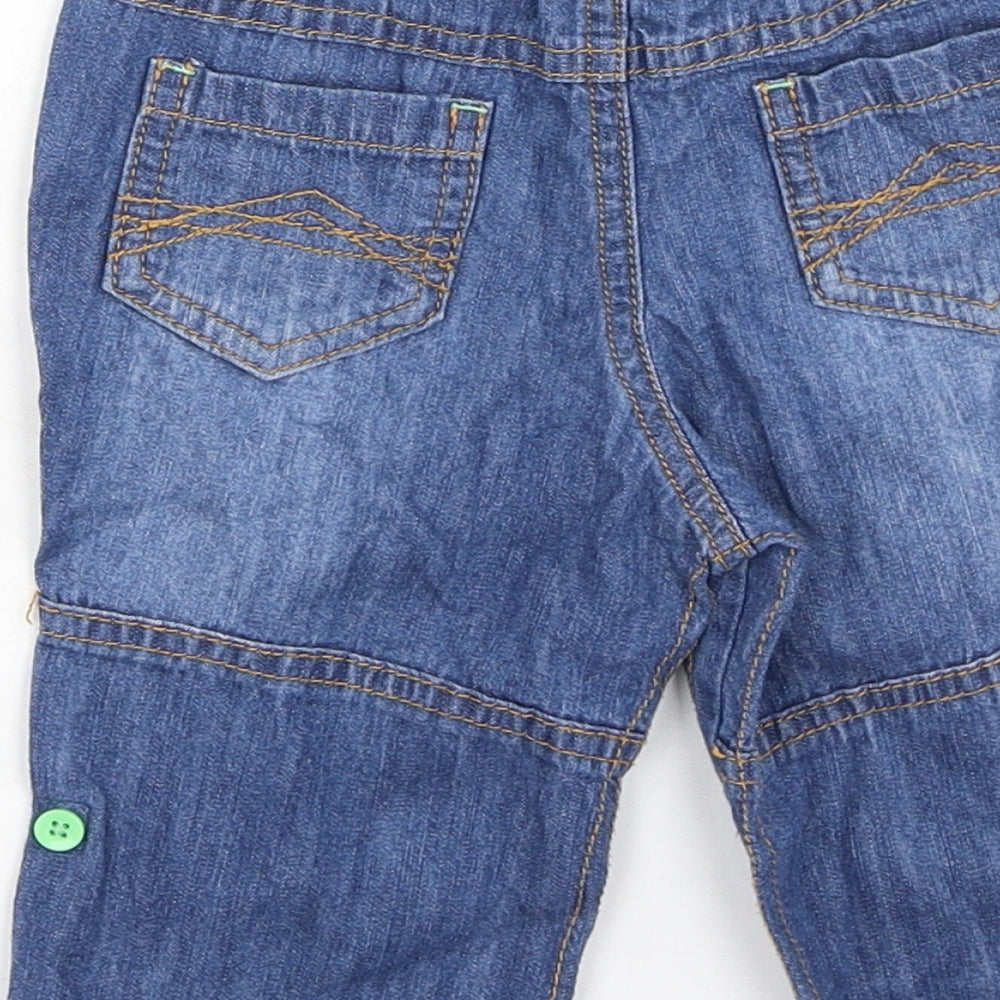 NEXT Boys Blue  Cotton Jogger Jeans Size 6-9 Months