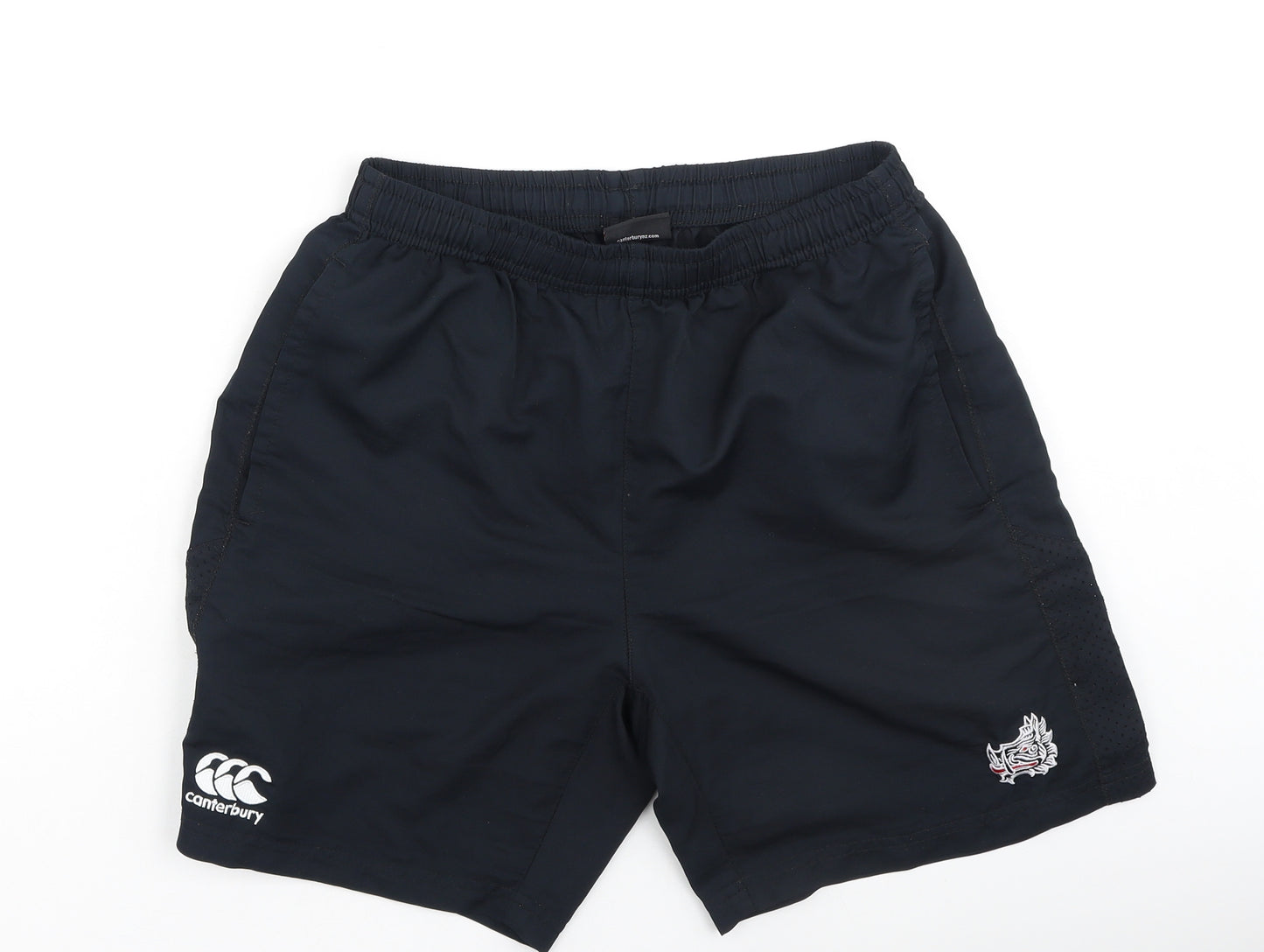 Canterbury Mens Blue  Polyester Sweat Shorts Size M L7 in Regular