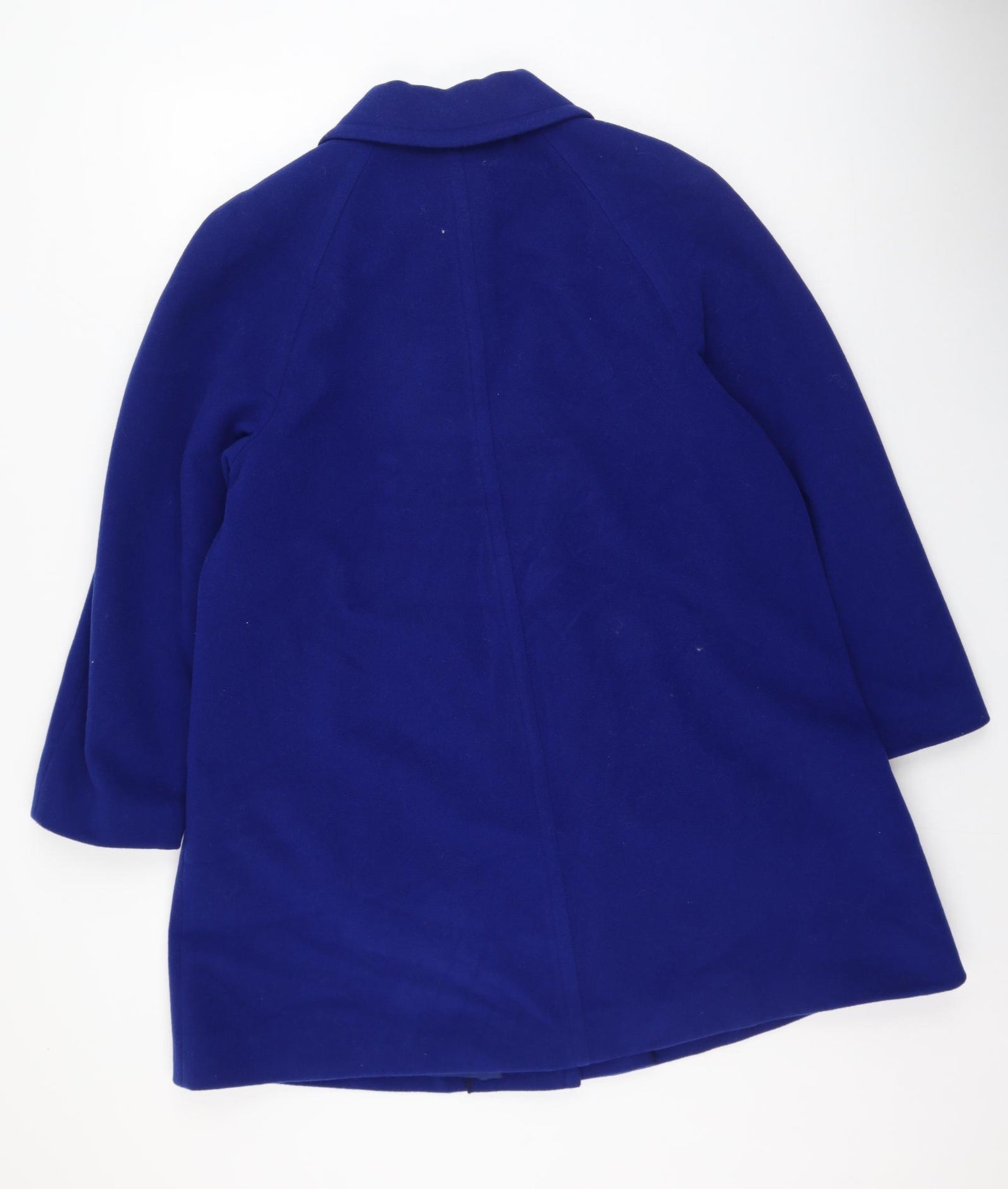 Preworn Womens Blue   Trench Coat Coatigan Size 10
