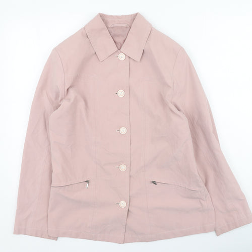 Preworn Womens Pink   Jacket Coatigan Size 10