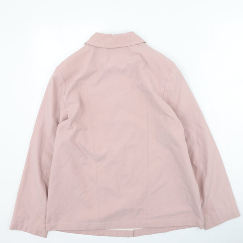 Preworn Womens Pink   Jacket Coatigan Size 10