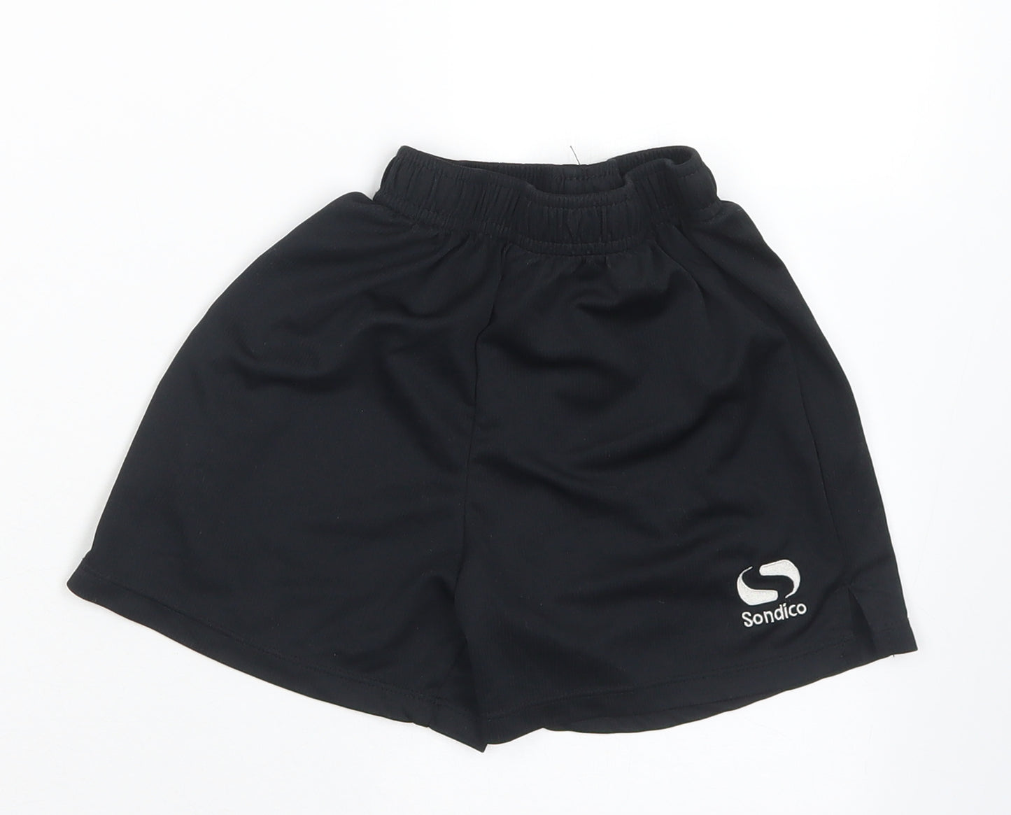 Sondico Boys Black  Polyester Sweat Shorts Size 5-6 Years  Regular