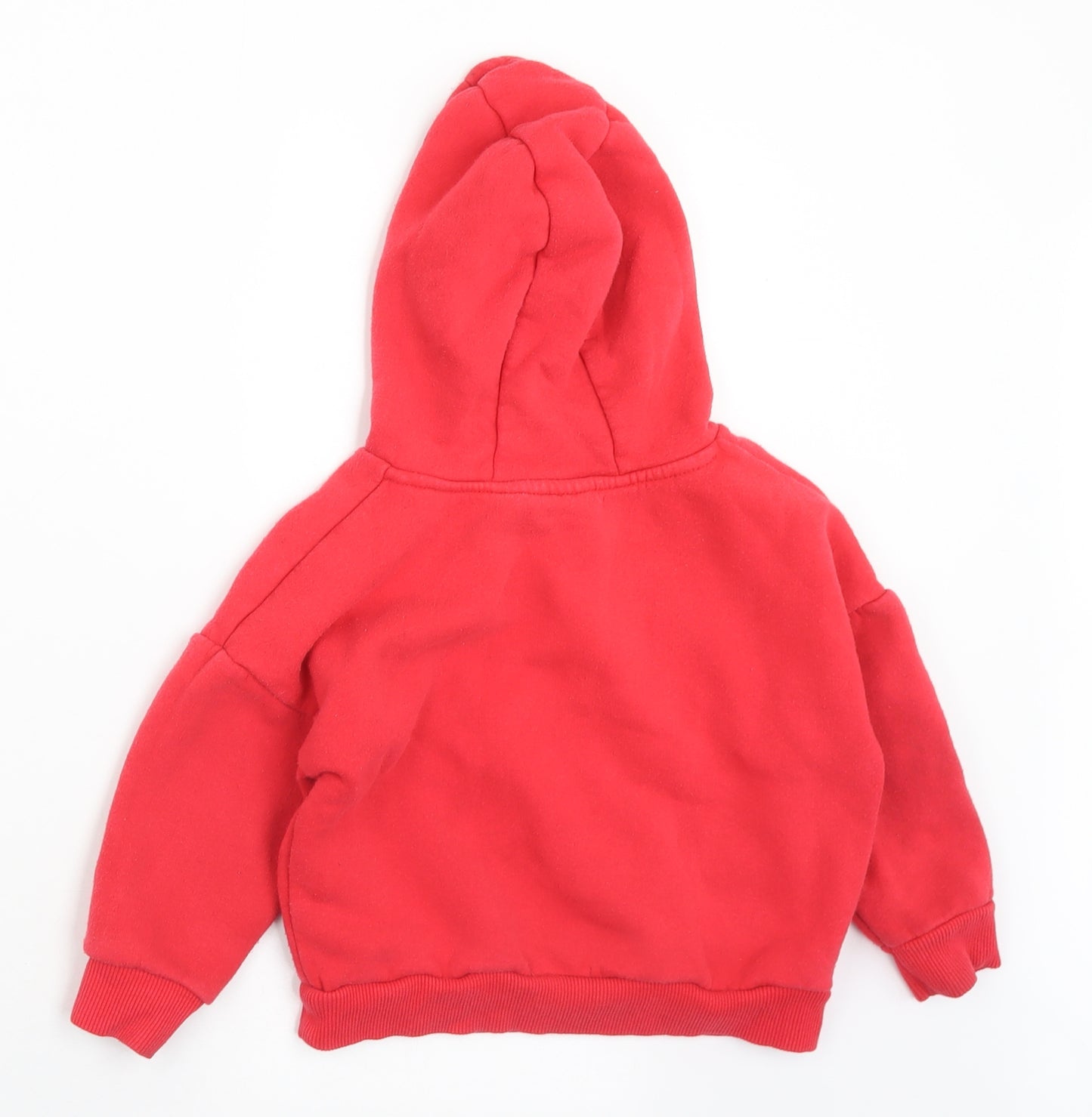 Primark Boys Red  Cotton Pullover Hoodie Size 2-3 Years   - Chicago Bulls