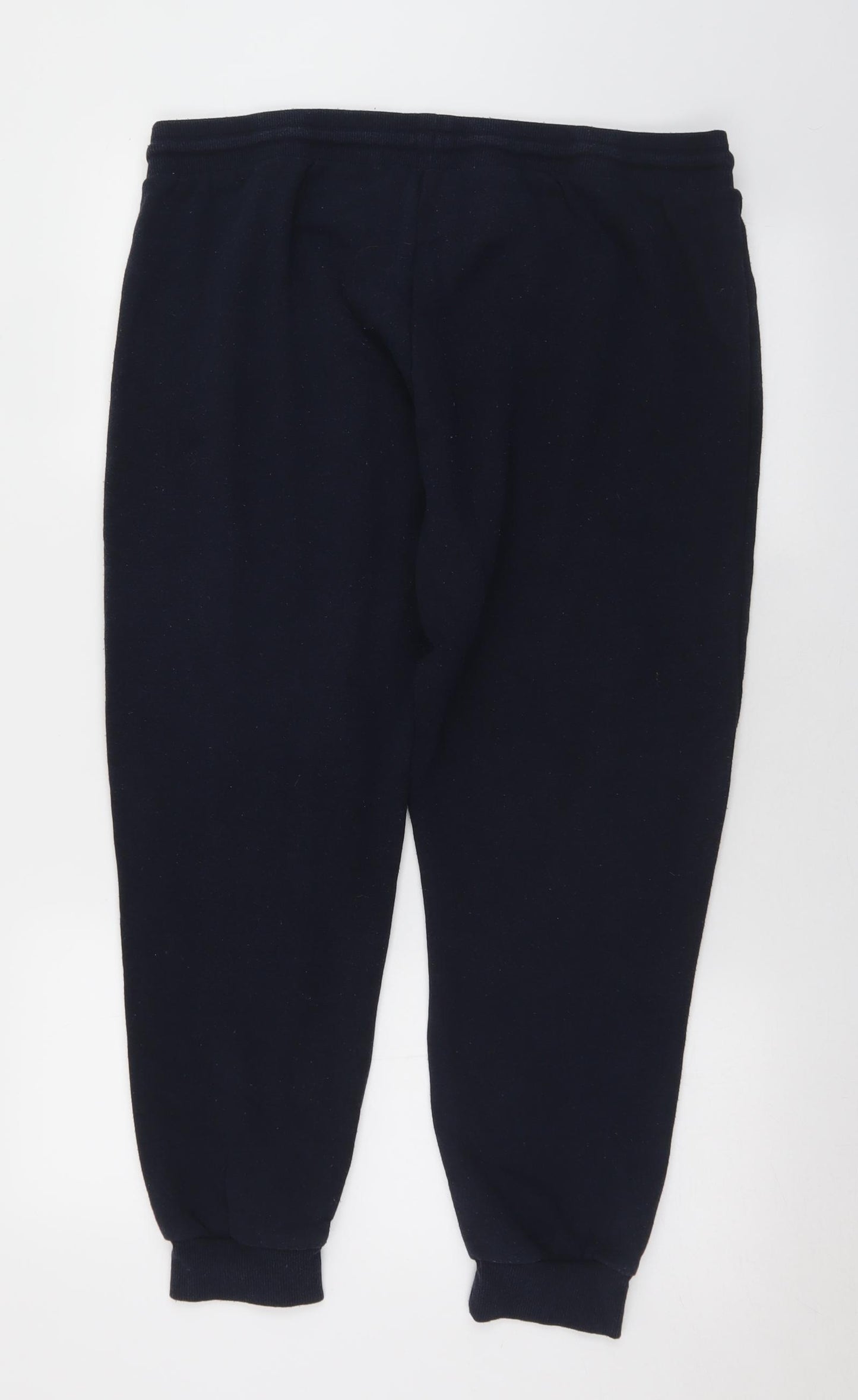 Primark Womens Black  Polyester Jogger Trousers Size 18 L26 in Regular Drawstring - 18/20