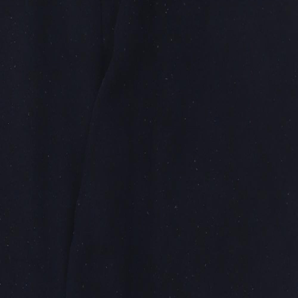 Primark Womens Black  Polyester Jogger Trousers Size 18 L26 in Regular Drawstring - 18/20