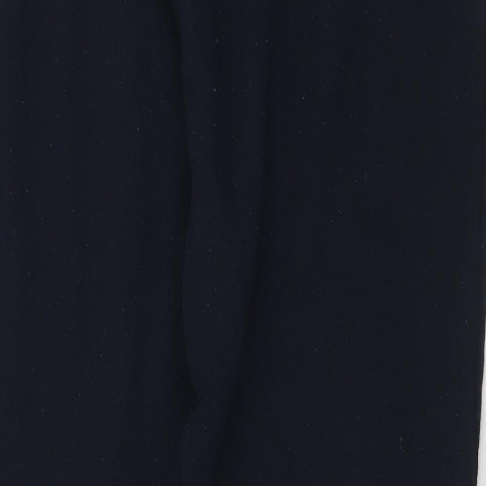 Primark Womens Black  Polyester Jogger Trousers Size 18 L26 in Regular Drawstring - 18/20