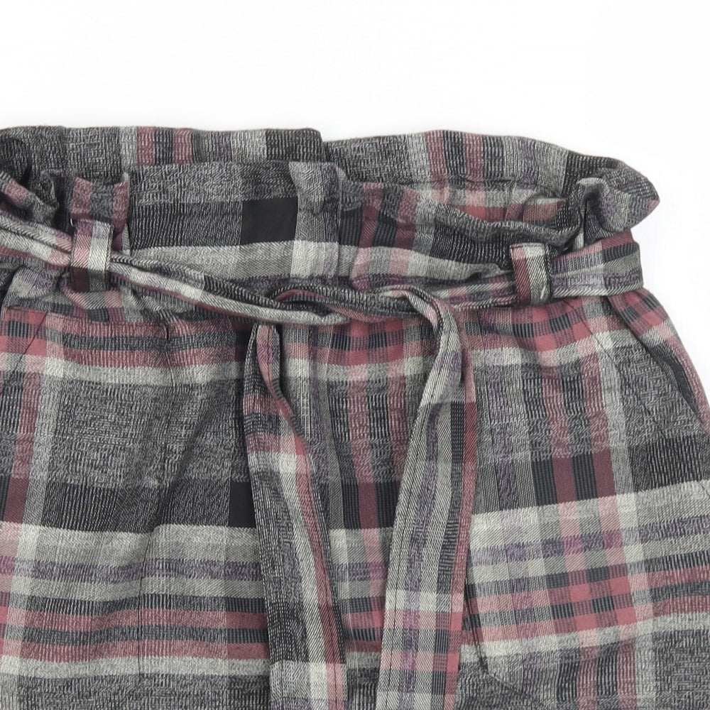 Dunnes Stores Womens Multicoloured Plaid Polyester Straight & Pencil Skirt Size 10