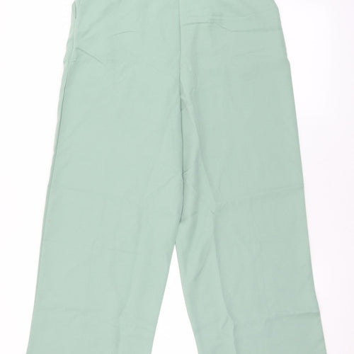 SheIn Womens Green  Polyester Trousers  Size 30 in L27 in Regular Hook & Eye