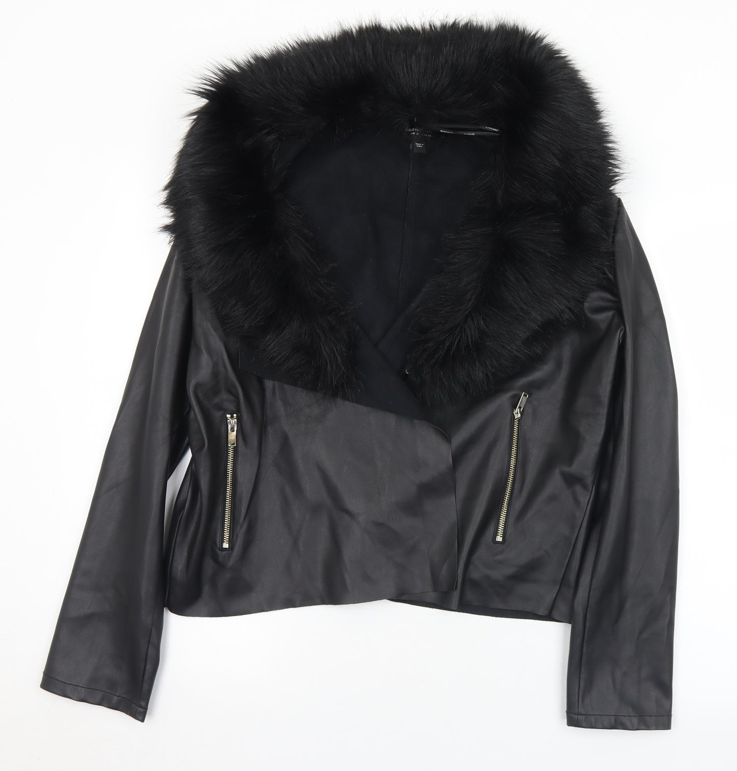 Dorothy Perkins Womens Black   Jacket  Size 16