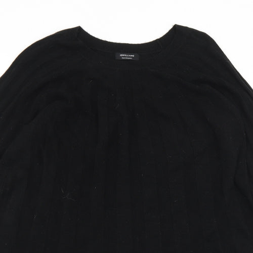 JD Williams Womens Black  Acrylic Jumper Dress  Size 20  Crew Neck  - 20/22