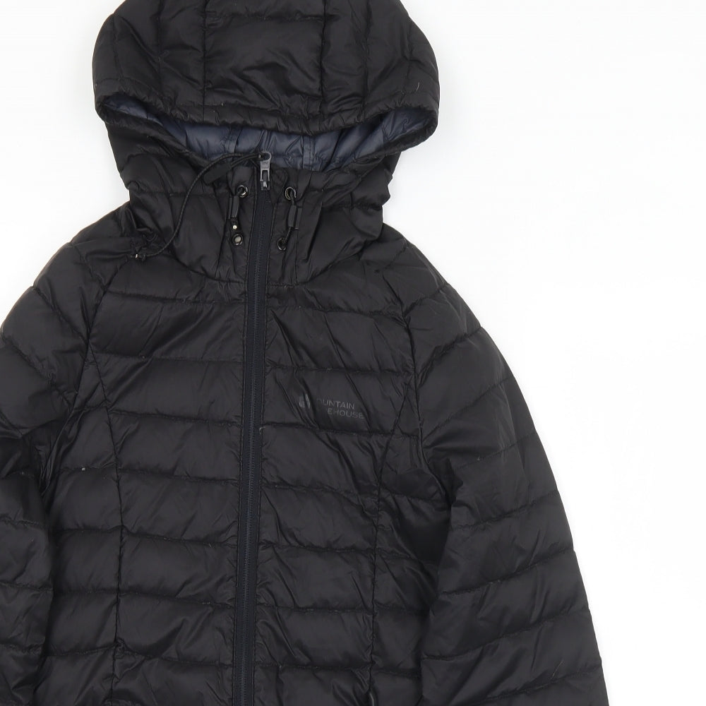 Mountain Warehouse Womens Black   Quilted Coat Size 6  Zip