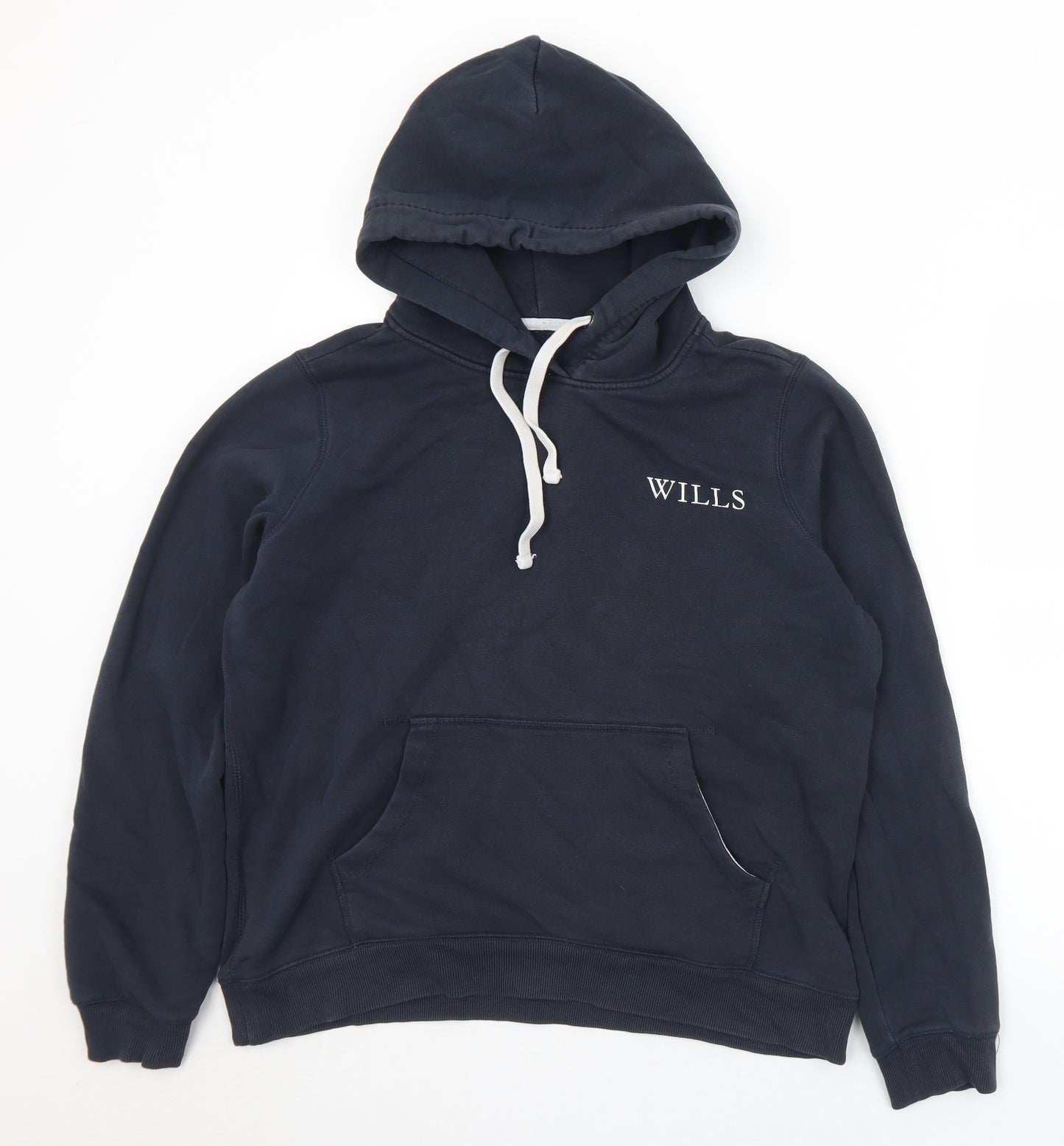 Jack Wills Womens Black  Cotton Pullover Hoodie Size 14   - Wills