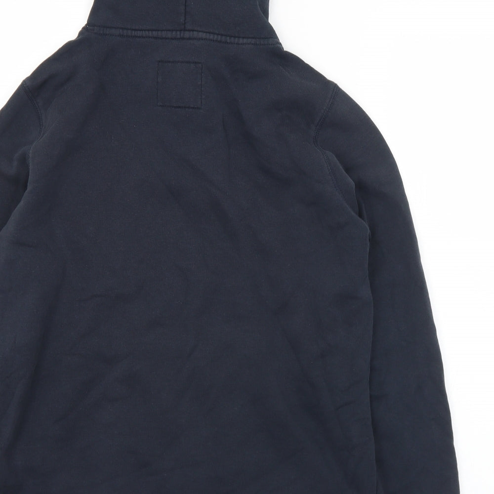 Jack Wills Womens Black  Cotton Pullover Hoodie Size 14   - Wills