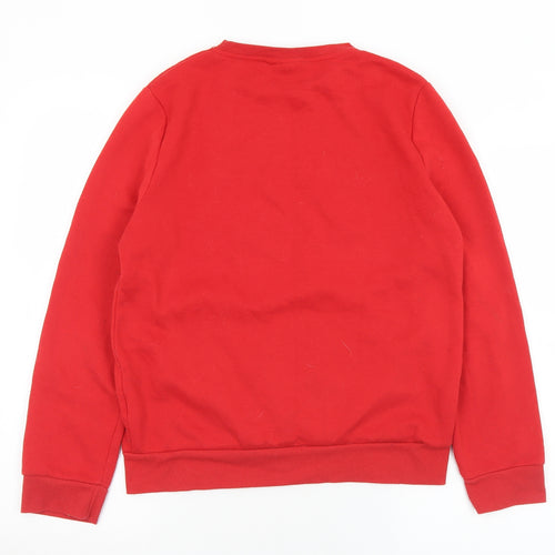Primark Womens Red  Polyester Pullover Sweatshirt Size 6   - 6-8